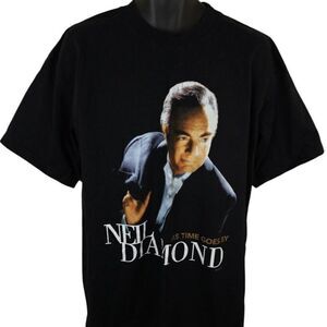 Neil Diamond T Shirt Mens Size XL Vintage 90s 1998 1999 As Time Goes By Tour